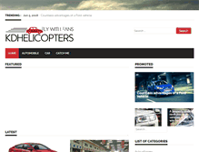 Tablet Screenshot of kdhelicopters.com